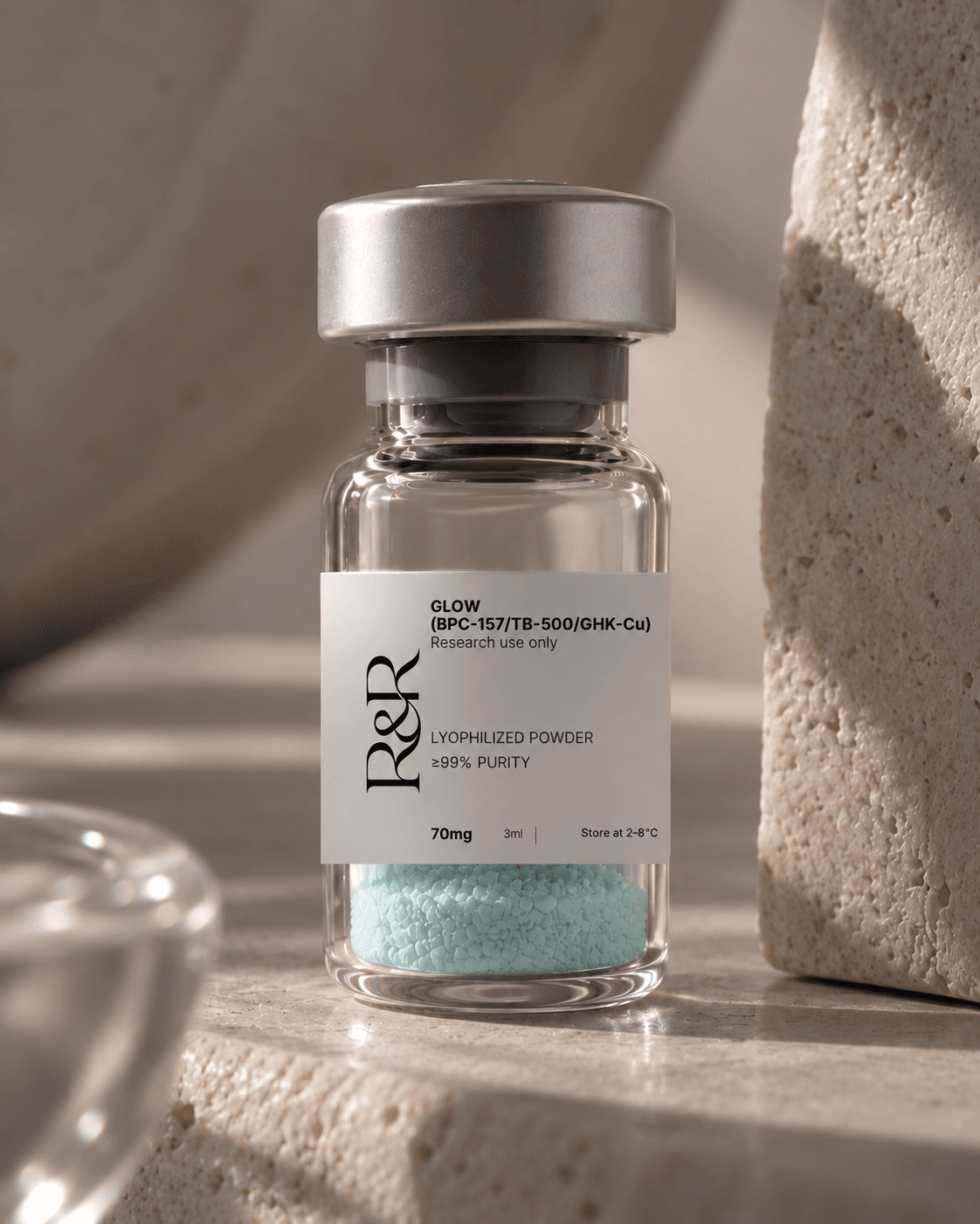 GLOW (BPC-157/TB-500/GHK-Cu) 70mg